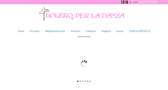 Desktop Screenshot of bolerodanza.com